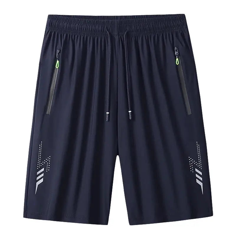 Summer Men's Sport Shorts Cool Sportswear Running Shorts Casual Bottoms Gym Fitness Training Jogging Short Pants Men Black Gray by All Mart Bristol Ltd
