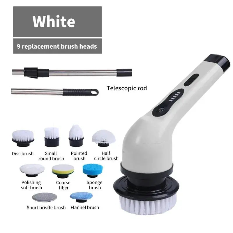 Wireless Electric Cleaning Brush Bathroom Window Kitchen Automotive Multifunctional Household Rotating Cleaning Machine by All Mart Bristol Ltd