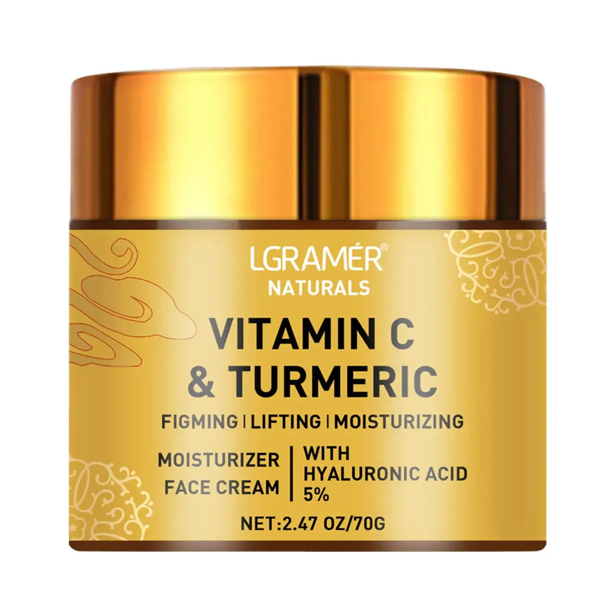 Turmeric Vitamin C Face cream Retinol Moisturizing Firming Hyaluronic Lightening Repairing Smooth Skincare Whitening Creams by All Mart Bristol Ltd