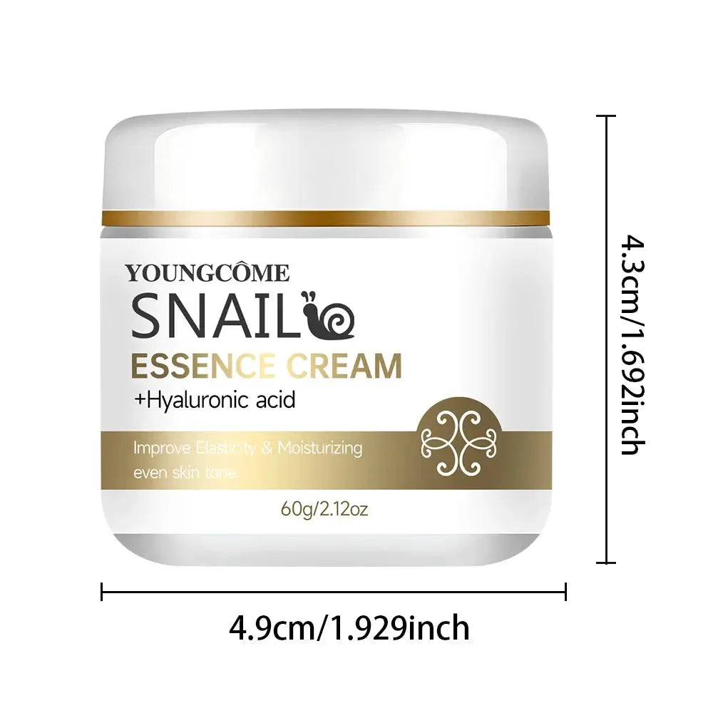 2pcs Snail essence cream with hyaluronic acid,Retinol Moisturizing Firming Lightening Repairing Smooth Skincare Whitening Creams by All Mart Bristol Ltd