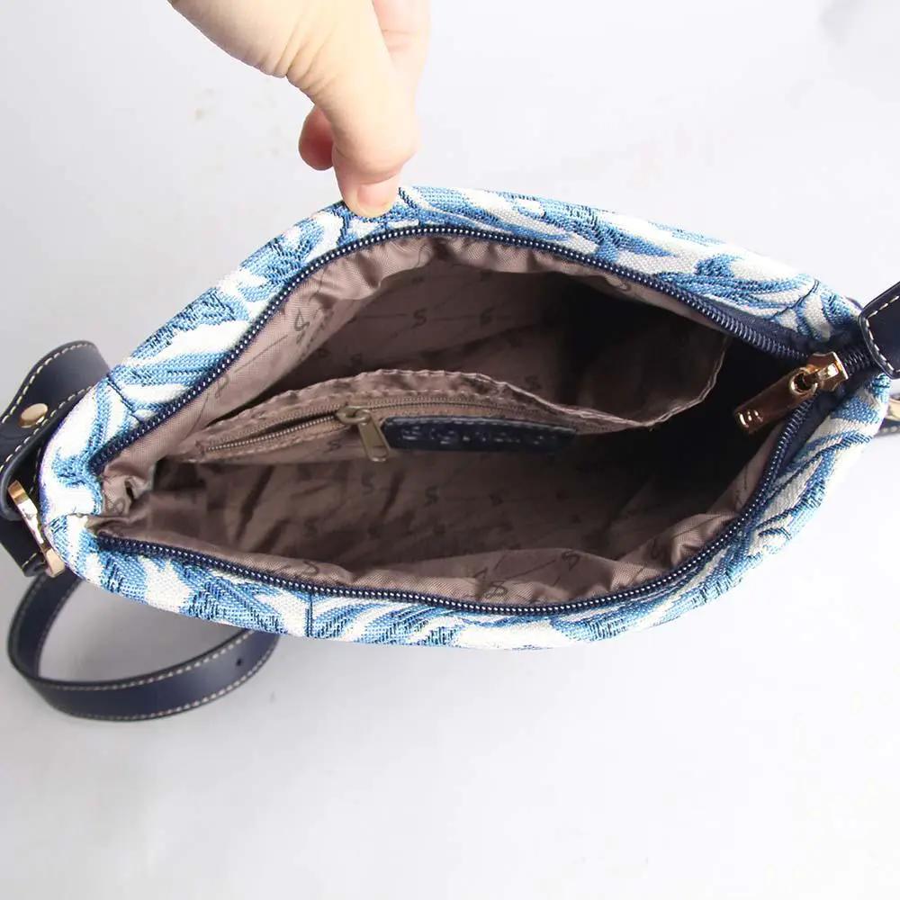 William Morris Willow Bough - Cross Body Bag by Signare Tapestry