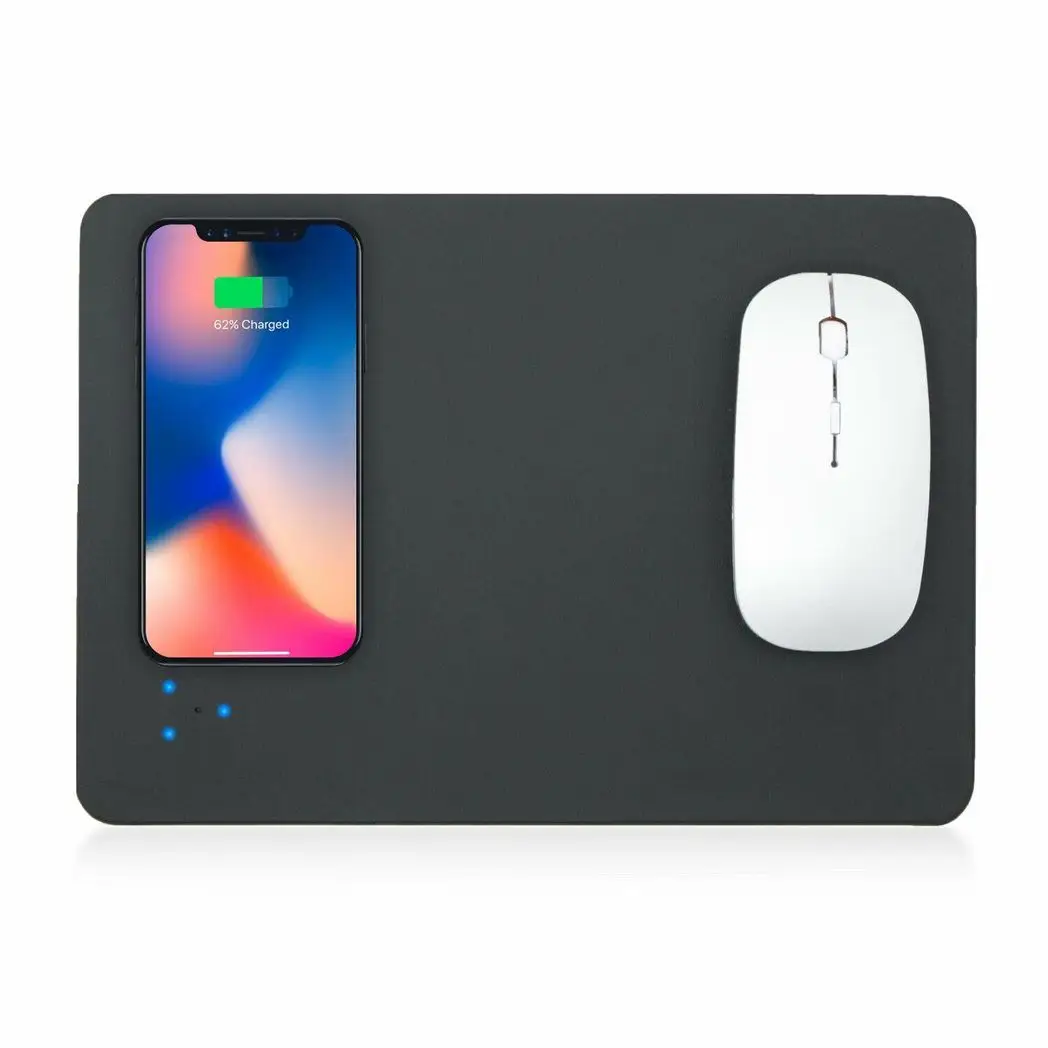 Aquarius Wireless Charging Pad for Mouse and Cell Phone charging, Black by Aquarius