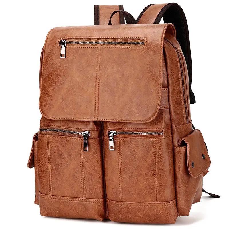 Men's Computer Bag Vintage Canvas Backpack by Dropshipman