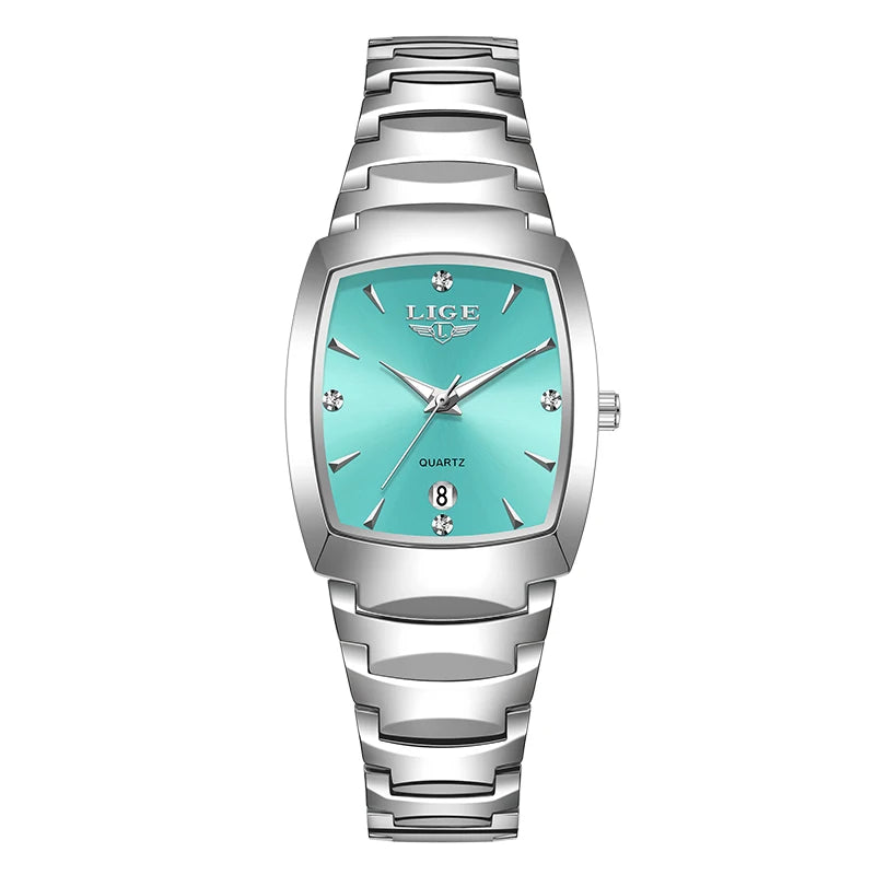 LIGE Watch women Business Luxury Ladies clock female waterproof watches Fashion quartz Simple Watch for Wome montre femme+BOX by All Mart Bristol Ltd