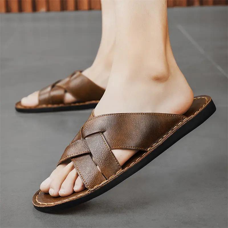 Men's Breathable Casual Beach Shoes – Lightweight, Comfortable, Stylish All-Match Footwear for Everyday Wear - T by Dropshipman