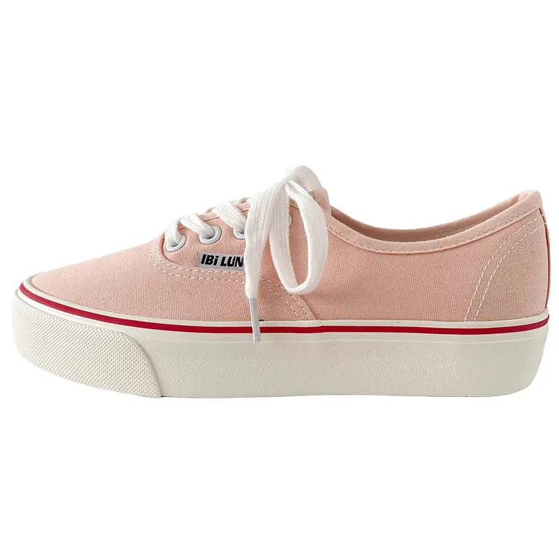 Flat-bottomed Retro Hong Kong-style Instagram-style Sneakers For Students by Dropshipman