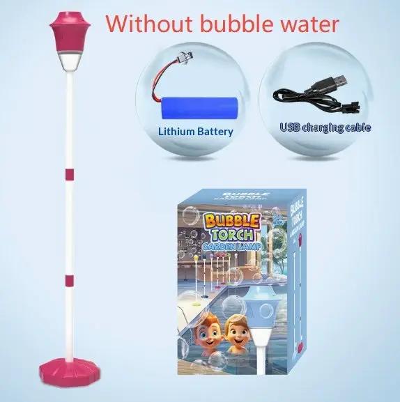 Streetlight-Shaped Automatic Bubble Machine - Musical Light-Up Outdoor Toy for Kids by Dropshipman