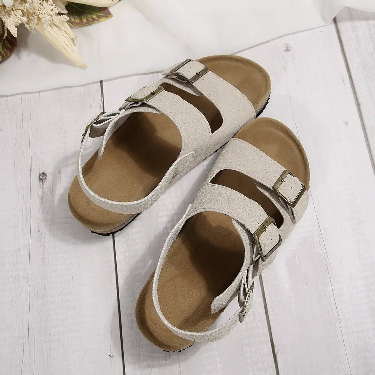 Cork Beach Sandals Korean Style Women's Sandals by Dropshipman