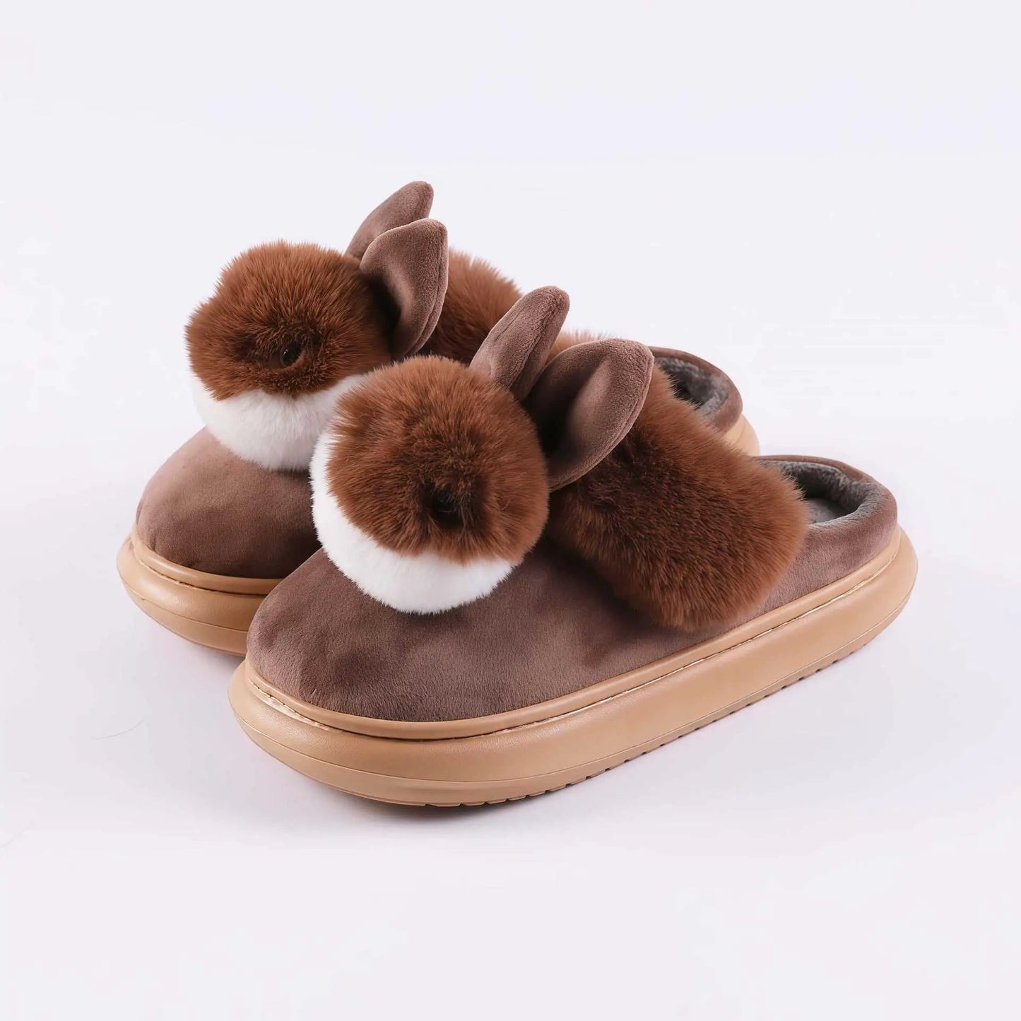 Warm Slippers For Men And Women Silent Thickened by Dropshipman