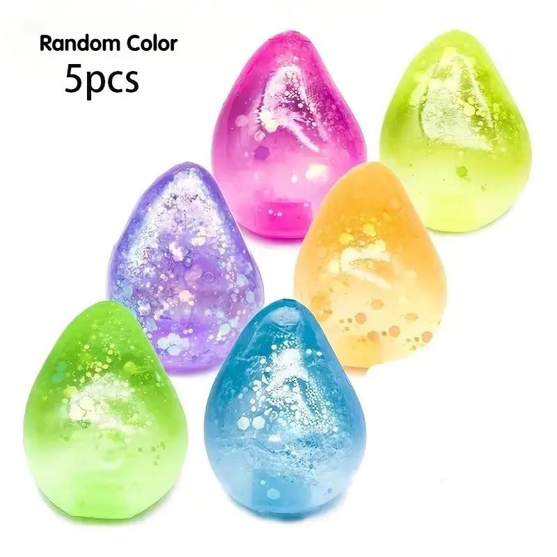 2/3/6Pcs Taba Crystal Simulation Water Drop Squishy Toy, Squishy Series, Water Drop Squishy Fun, Q-Bounce Squeeze Toy, Slow-Rebound Material, Suitable for Desk Decoration and Classroom Prizes, Perfect Gift for Christmas, Valentine'S Day, Children'S Day by All Mart Bristol Ltd