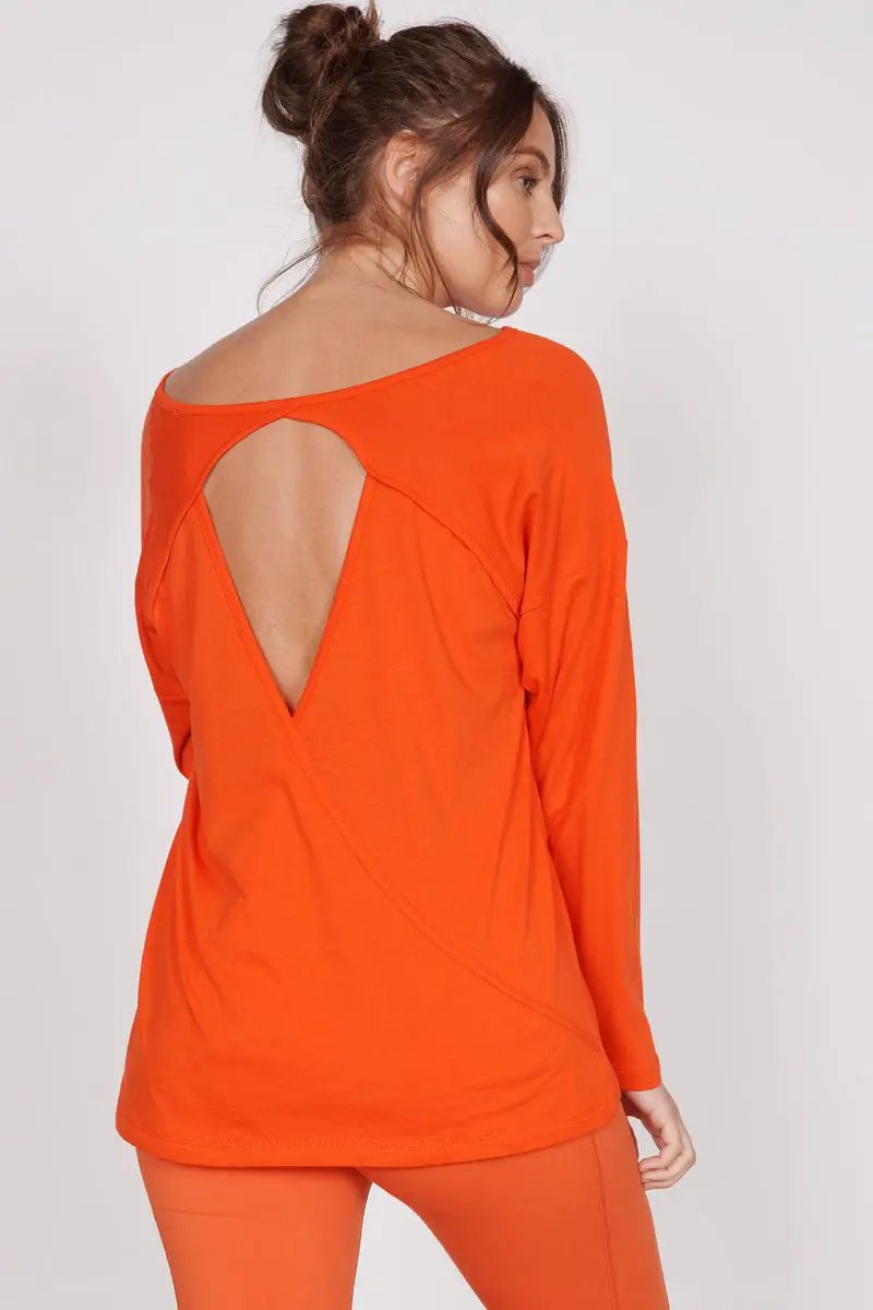 Nora Red Lightweight Training Top by Jeetly.com
