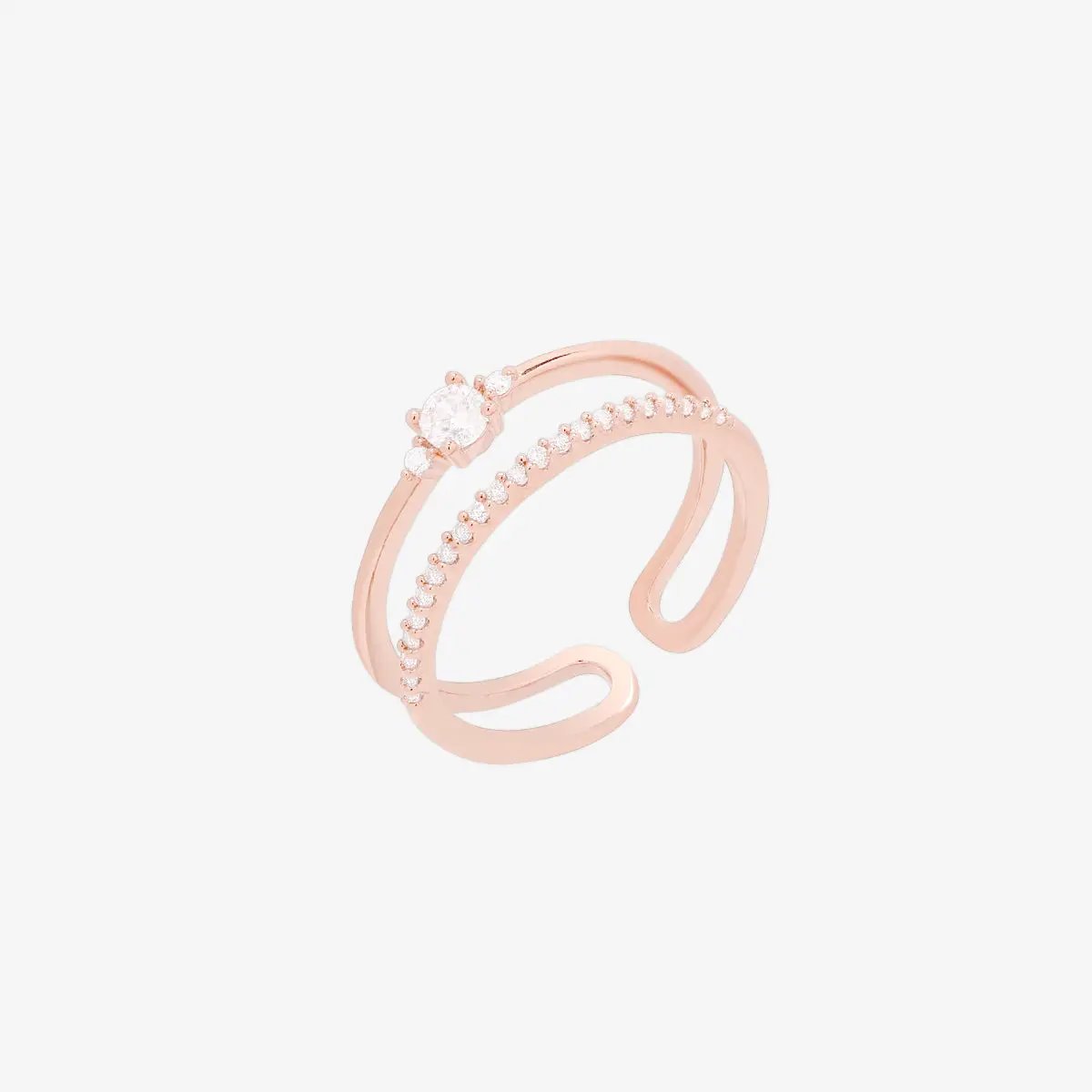 Big Cubic Layered Ring by Nabi London