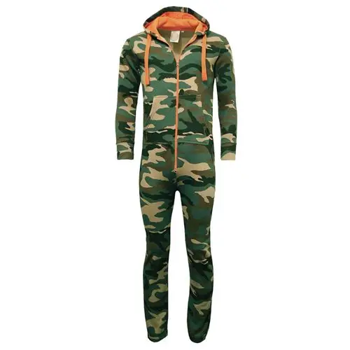 Adults Unisex Woodland Camouflage Onesie by Urban Road