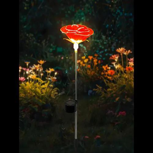 Solar Rose Stake Light by Avilo