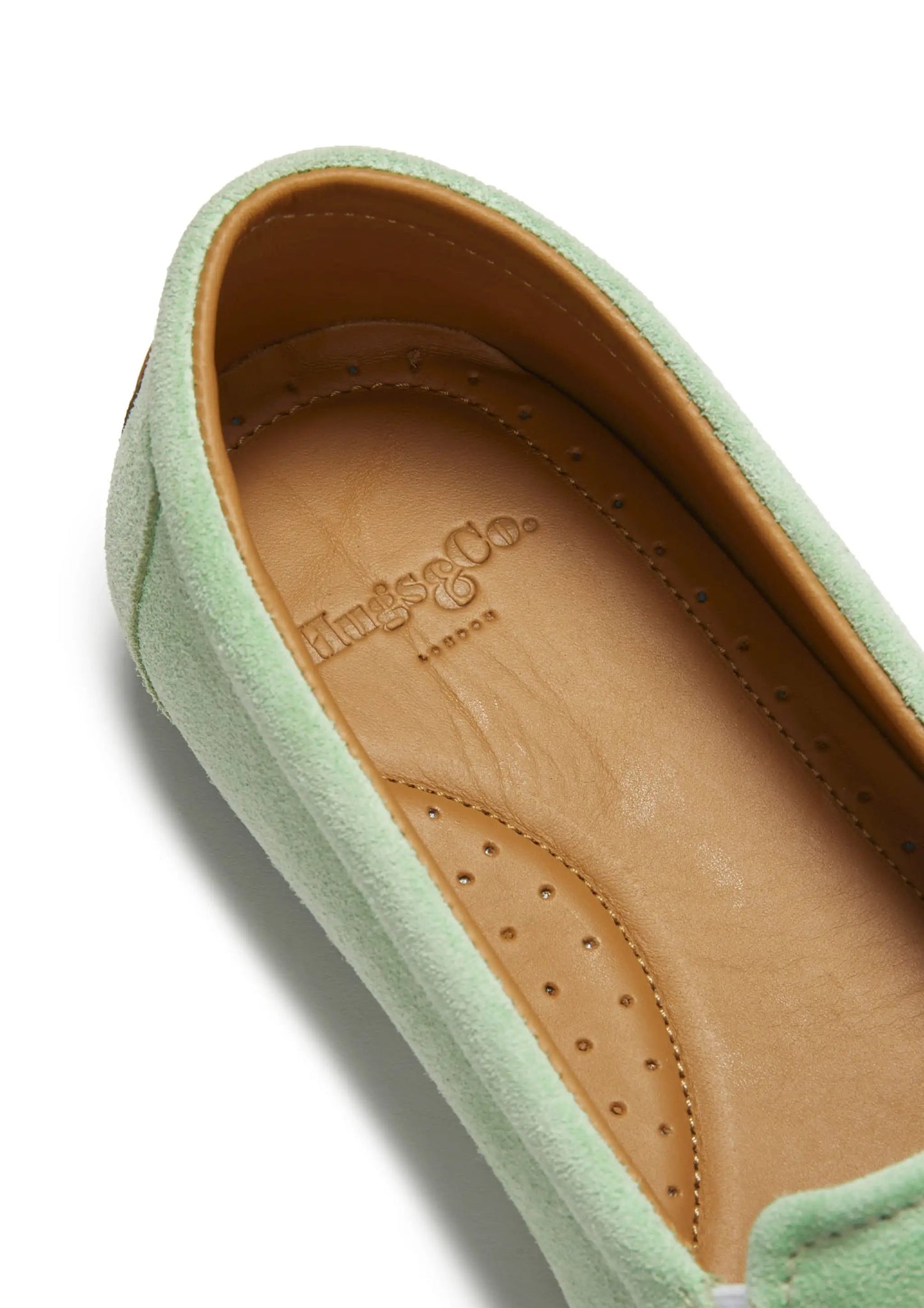 Women's Tasselled Espadrilles, lagoon green suede by Hugs & Co.