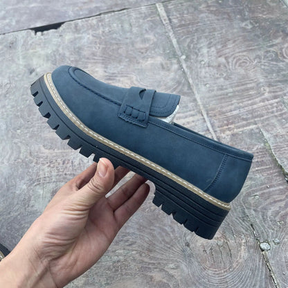 Leather Plus Size Casual Women's Shoes by Dropshipman