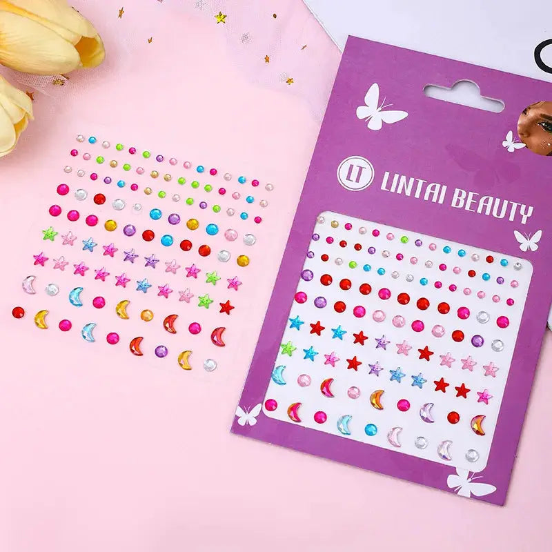 Hot Selling Face Gems Stickers Self Adhesive Waterproof Teardrop Rhinestones for Party Makeup Nail Art Beauty Supplies by All Mart Bristol Ltd