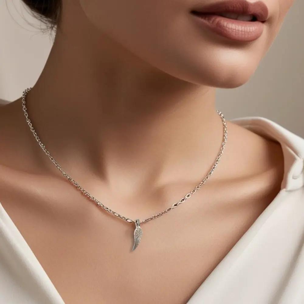 Angel Wing Necklace on Rainbow Thank You & Gift Card by Aye Do Gifts