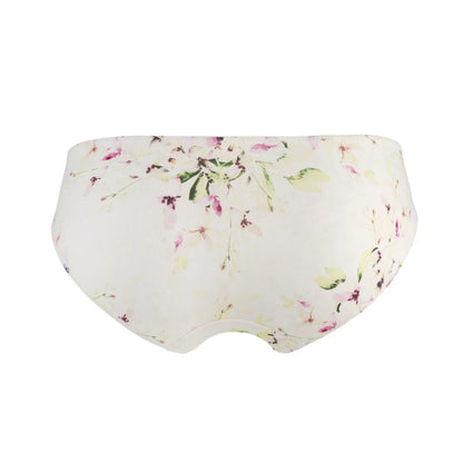 Sunbleached Floral - Silk & Organic Cotton Brief by Juliemay Lingerie