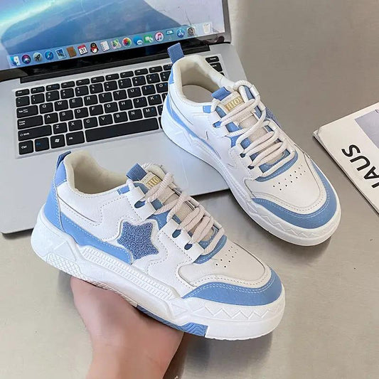 Women's Spring Korean Style Thick Bottom All-matching Students' Casual Skate Shoes by Dropshipman