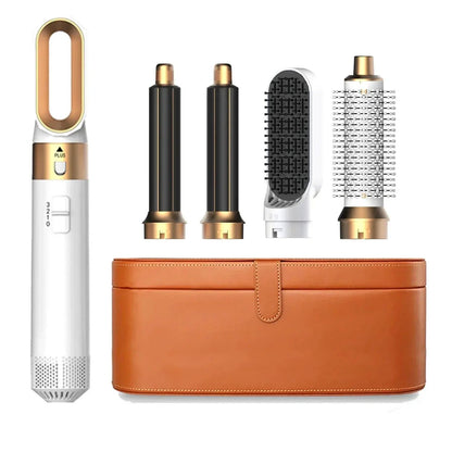 5 in 1 Hair Dryer Brush and Styler Kit Professional Hot Air Comb Curling Iron Hair Straightener for Volumizing and Styling by All Mart Bristol Ltd