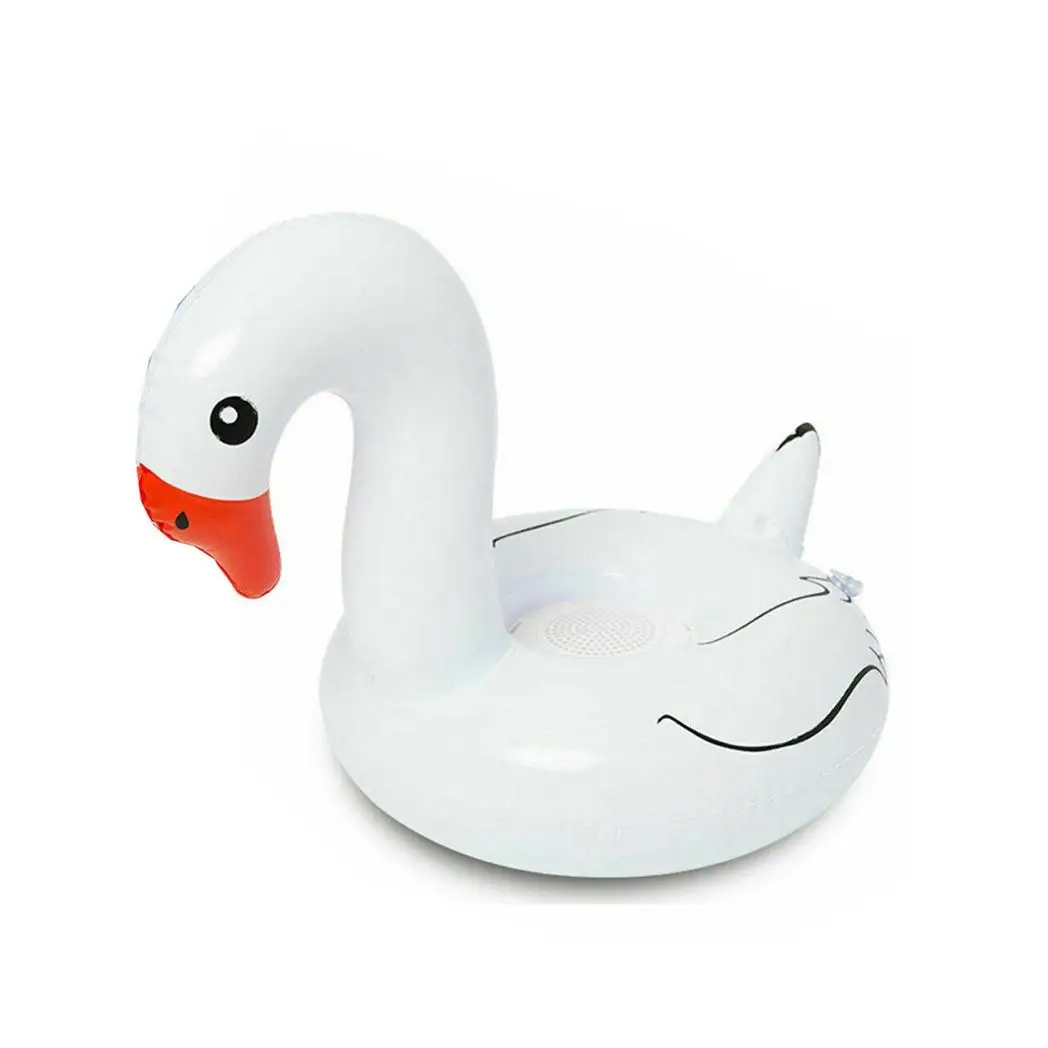 Soundz Waterproof Inflatable Flamingo Bluetooth Speaker Bath Pool[White] by Aquarius