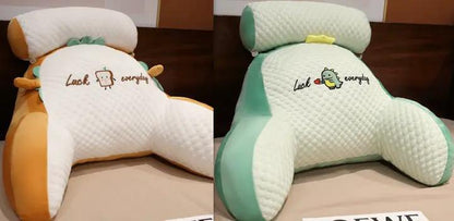 Sofa Fluffy Cushion Luncheon Pillow Triangle Reading Cushion Bedside Soft Large Backrest Lumbar Cushion Office Chair Cushion by Dropshipman
