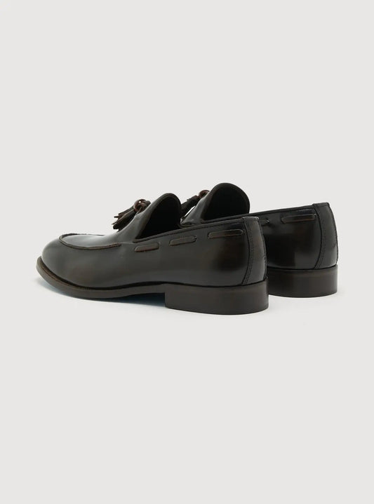 Mocassino in pelle con bon bon by Spada Roma