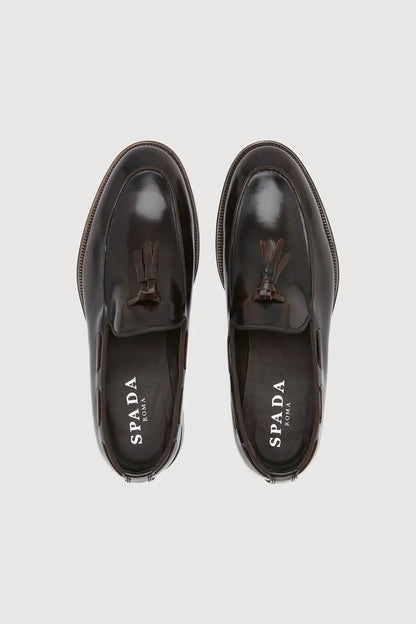 Mocassino in pelle con bon bon by Spada Roma