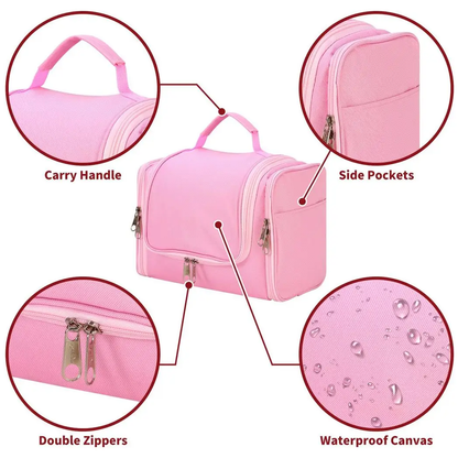 VINSANI TOILETRY BAG PINK 1010186 by Vinsani