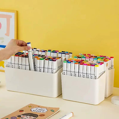 1Pc Multifunctional Storage Holder School Office Portable Pen Holder Storage Box Large Capacity Desktop Sundries Storage Basket by All Mart Bristol Ltd