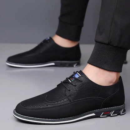 Business Fashion Comfortable Leather Shoes Men by Dropshipman
