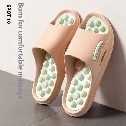 Ball Massage Sandals Bathroom Bath Non-slip Wear-resistant Anti-slip Bath Mat Pedicure by Dropshipman