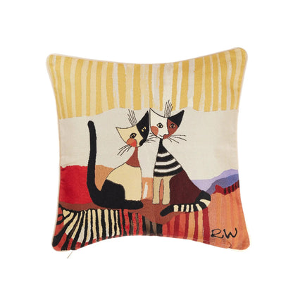 Rosina Cat Cappia - Cushion Cover 45cm*45cm by Signare Tapestry