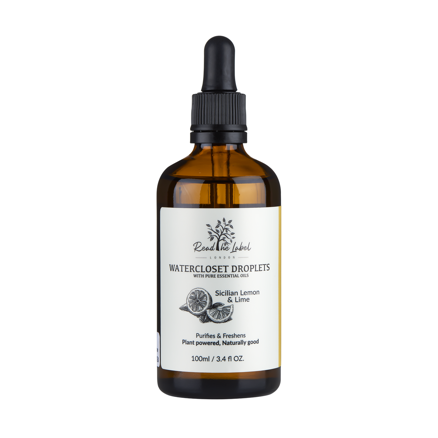 Natural Watercloset Droplets – Sicilian Lemon & Lime by Read The Label London