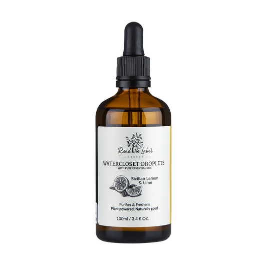 Natural Watercloset Droplets – Sicilian Lemon & Lime by Read The Label London