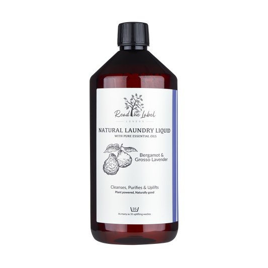 Natural Laundry Liquid – Bergamot & Grosso Lavender by Read The Label