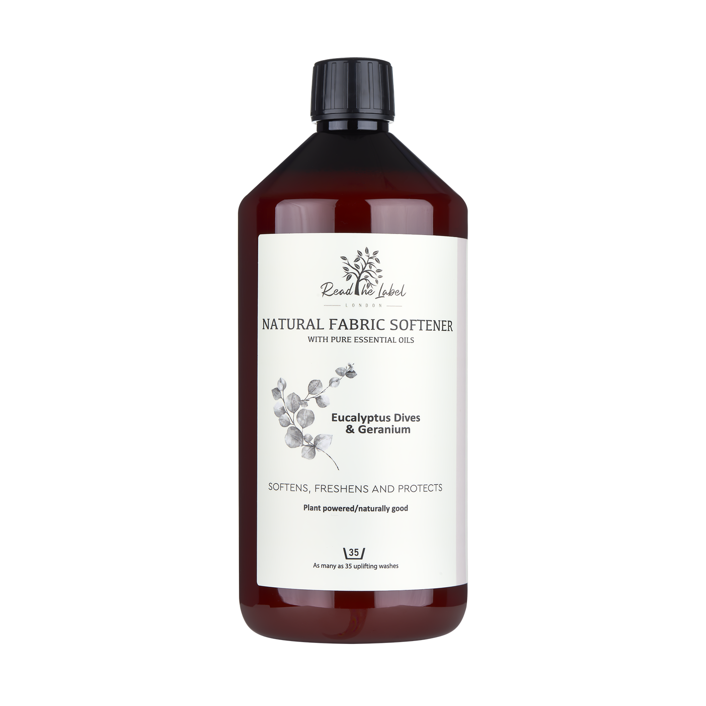 Natural Fabric Softener – Eucalyptus Dives & Geranium by Read The Label