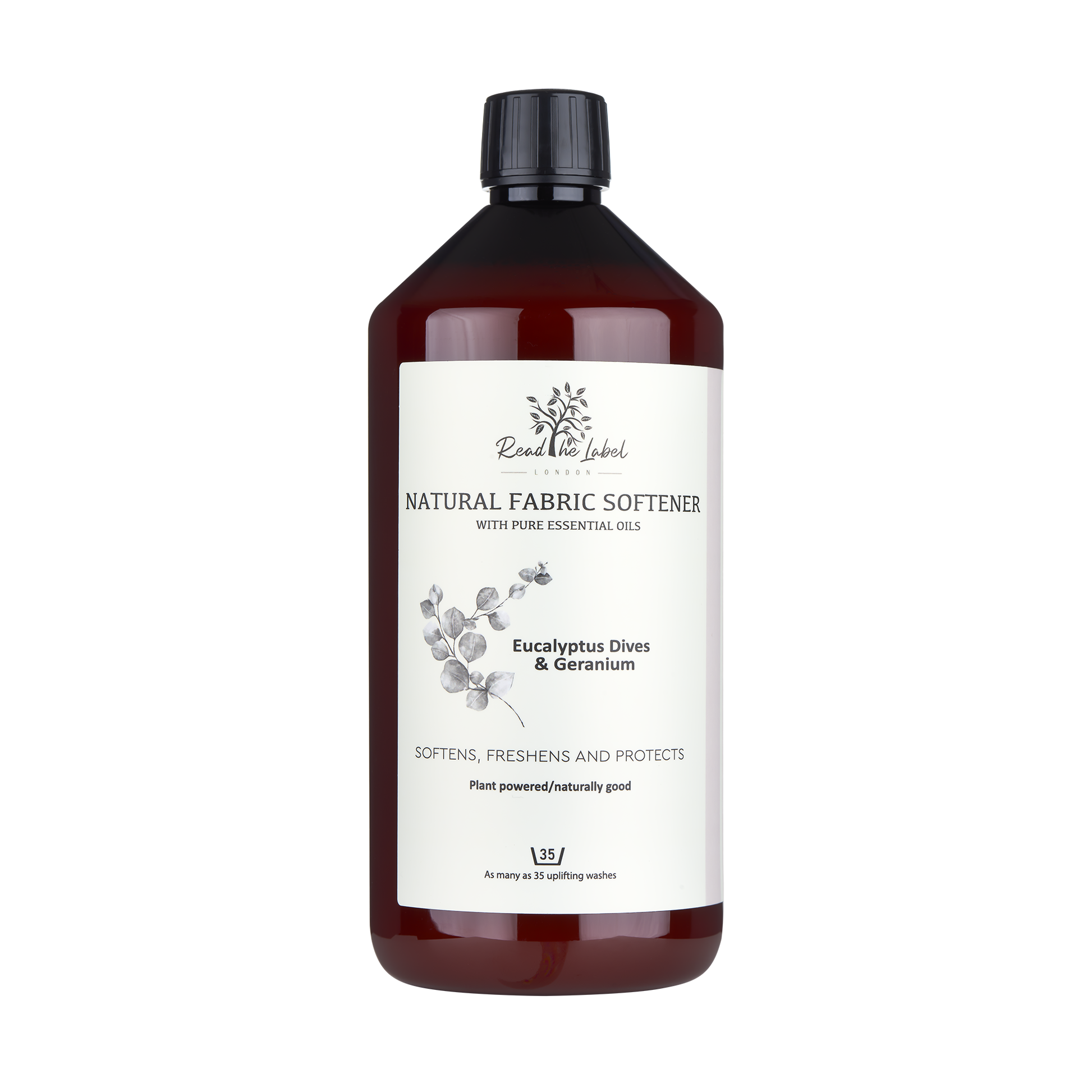 Natural Fabric Softener – Eucalyptus Dives & Geranium by Read The Label