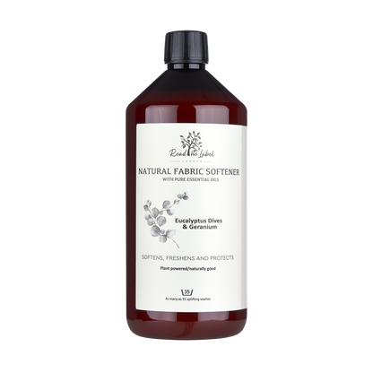 Natural Fabric Softener – Eucalyptus Dives & Geranium by Read The Label