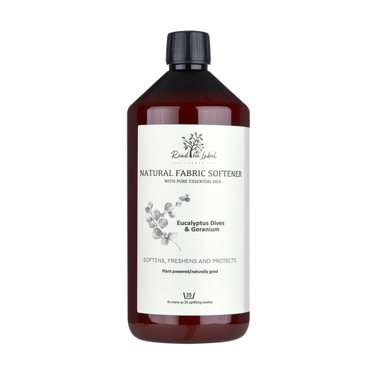Natural Fabric Softener – Eucalyptus Dives & Geranium by Read The Label