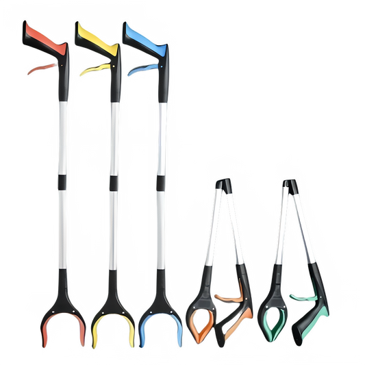 Foldable Gripper Extende Spring Grip Trash Pick Up Claw Mobility Aid Outdoor Indoor Portable Cleaning Tools for Elderly Home Use by All Mart Bristol Ltd