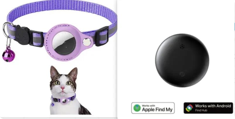 Pet Collar With Bell Airtag Reflective Collar by Dropshipman