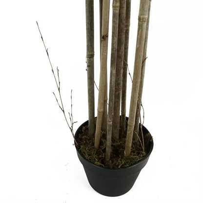 180cm (6ft) Artificial Bamboo Plants Trees Natural Green XL by Leaf