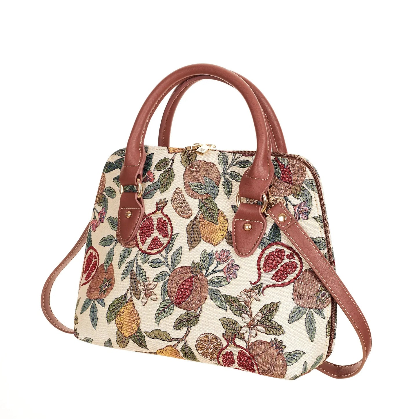 Pomegranate & Lemon - Convertible Bag by Signare Tapestry