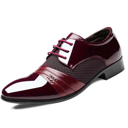 Fashionable Korean-style Leather Shoes For Men by Dropshipman