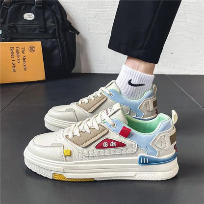 Spring New National Trendy Style Sports White Shoes Student Versatile Casual Sneakers by Dropshipman
