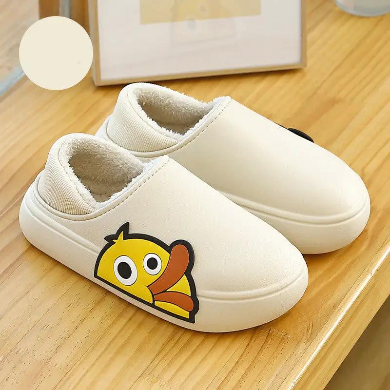 Cartoon Cute Bear Wearing Household Cotton Shoes Indoor And Outdoor by Dropshipman