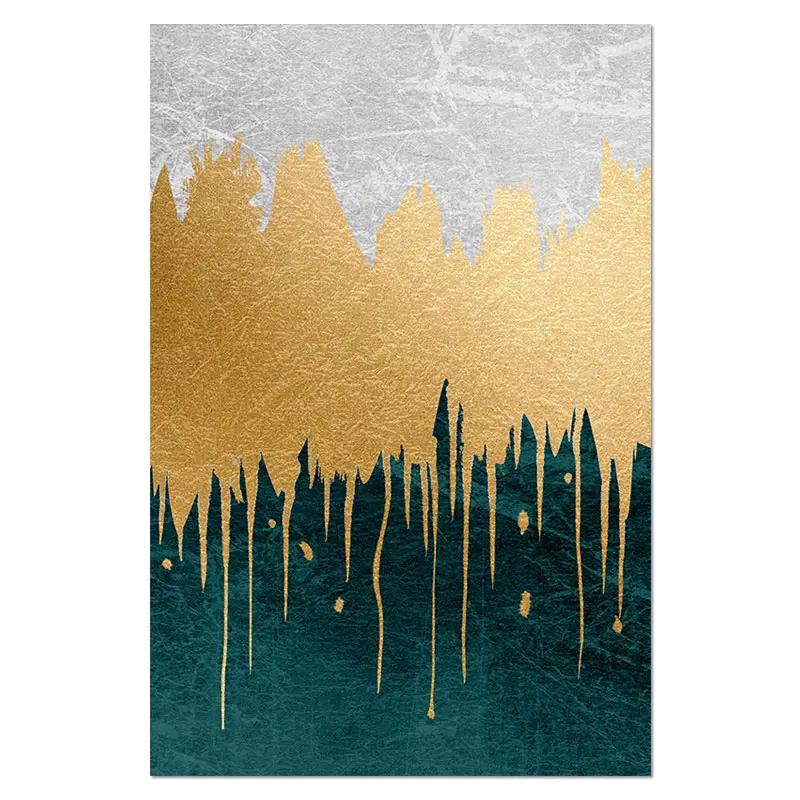 Abstract Landscape Wall Art Canvas Painting Nordic Poster by Dropshipman