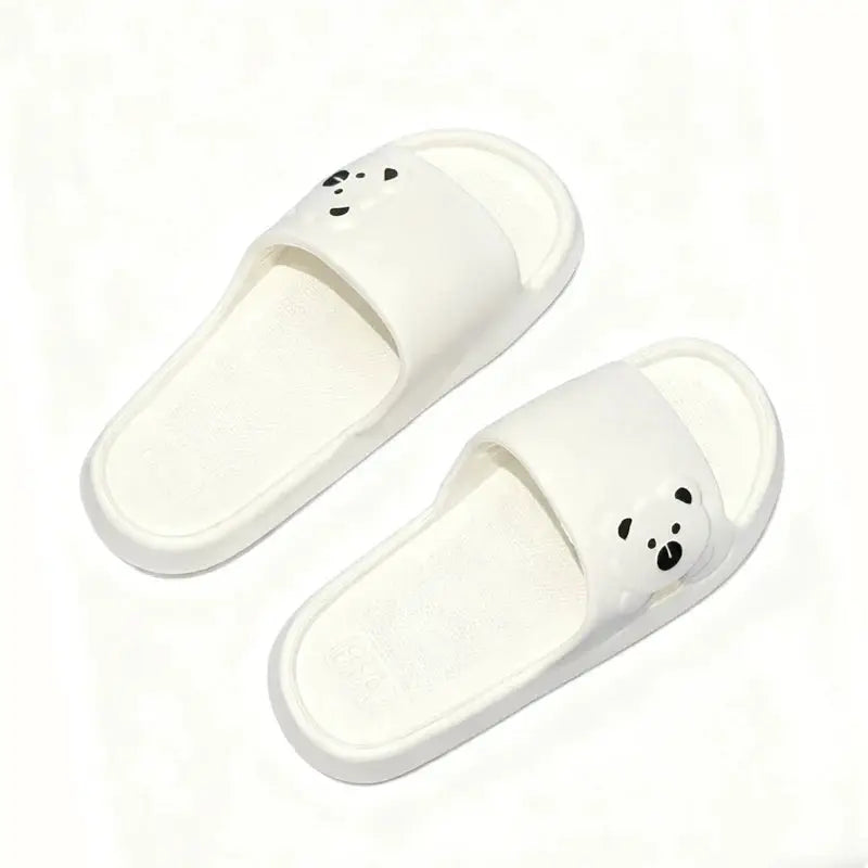 Summer Cartoon Bear Indoor Slippers for Women Lightweight Soft EVA Slides Woman Comfort Home Bathroom Non Slip Slippers by All Mart Bristol Ltd